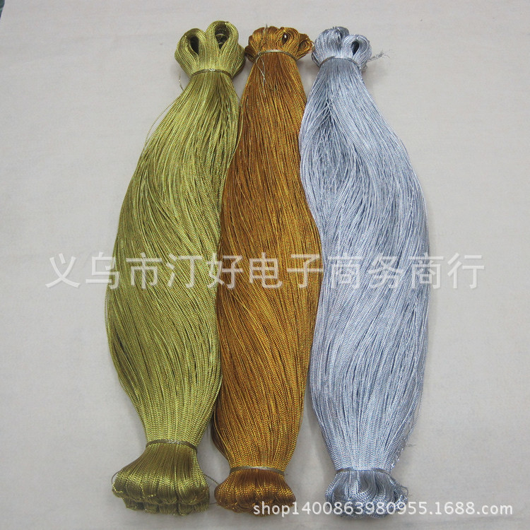 8 Gold And Silver Wire Tag Line Handicraft Line With Tag Line A Large Number Of Spot Can Be Customized Packaging Specification drawing
