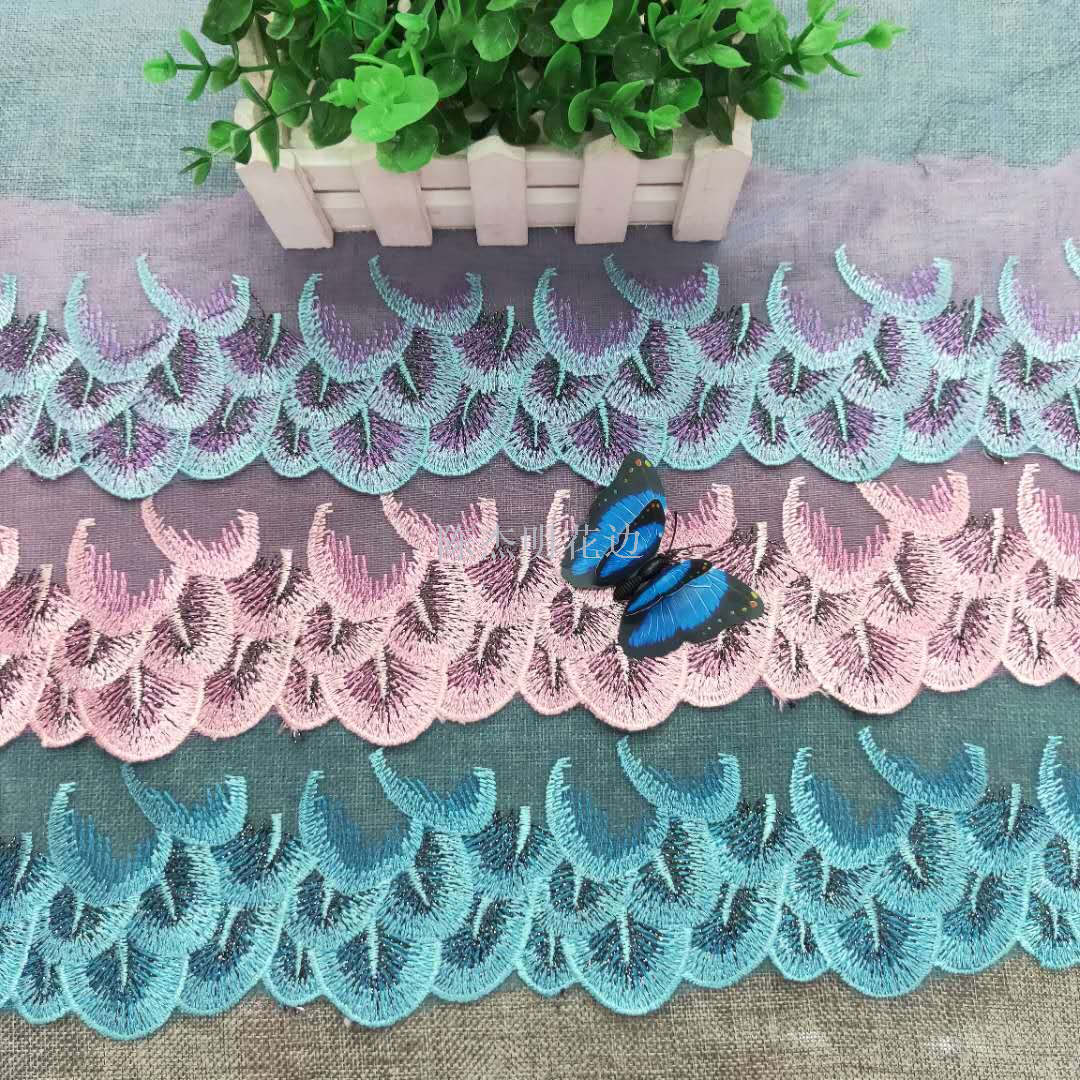 Bestsellers of multi-color embroidered lace toy clothing accessories