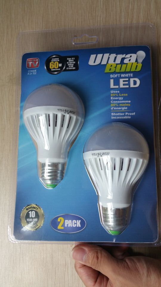 新款tv Ultra bulb LED灯 LED灯泡台灯 节能灯2个装
