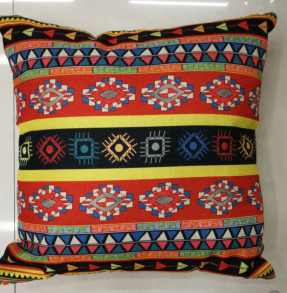 Customized digital printed geometric pattern pillow cushion covers and hotel pillowcases based on provided drawings details Picture