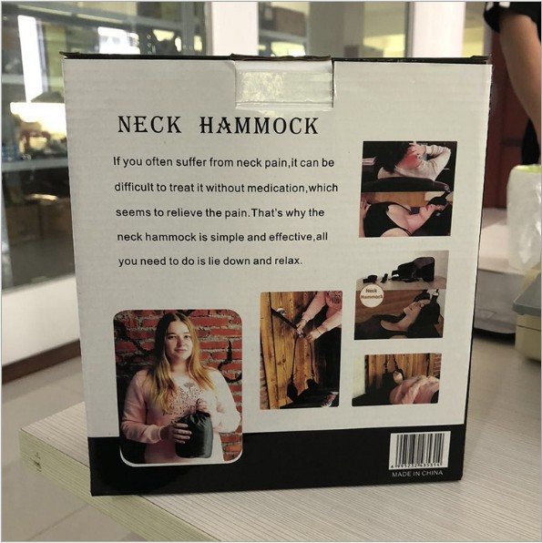 跨境爆款neck颈部吊床hammock 门上脖子吊床 颈部拉伸器舒缓疲产品图