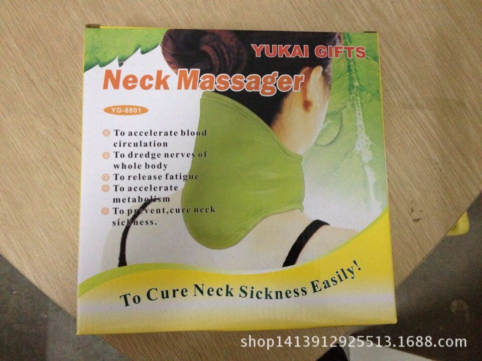 neck massager颈椎按摩器 脖子按摩器 颈椎 opp包装140克