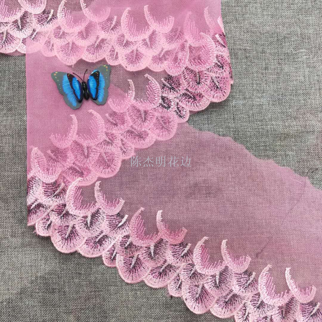 Bestsellers of multi-color embroidered lace toy clothing accessories details Picture