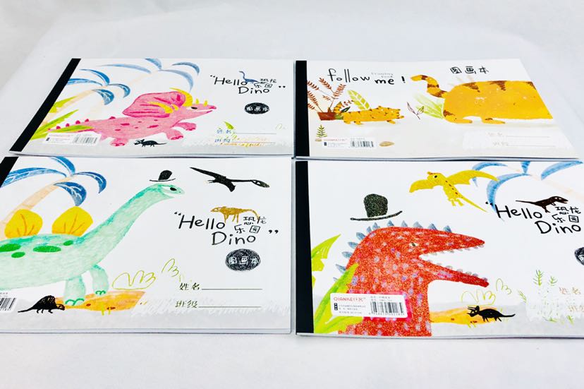 B5图画本704 小学生美术本卡通画画本 儿童凃鸦本 制图绘画本子产品图