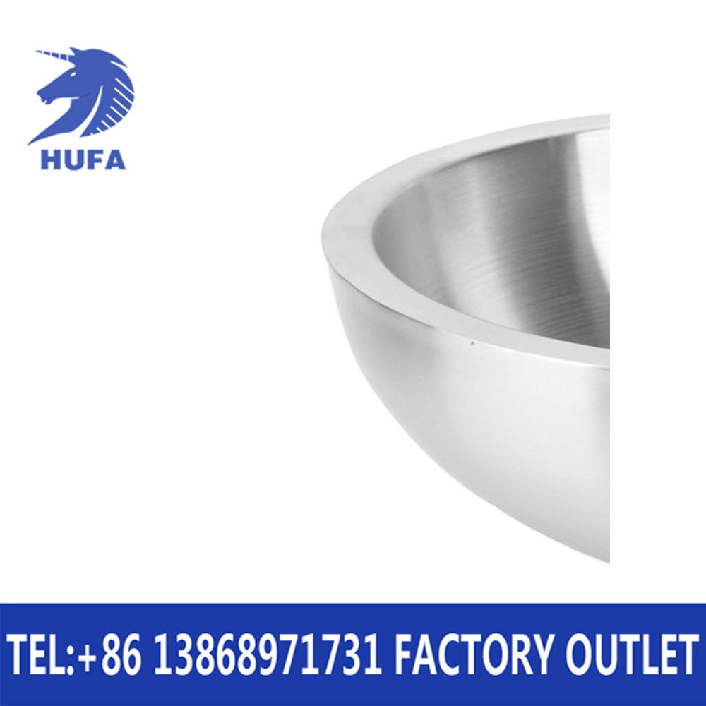 Hotel supplies Bang Chushi borderless double-layer stainless steel salad bowl Application Scenario