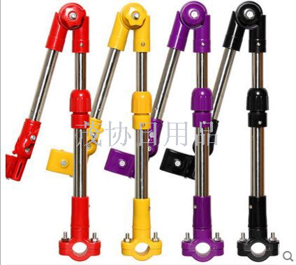 自行车彩色支伞架 防盗电动车撑伞架