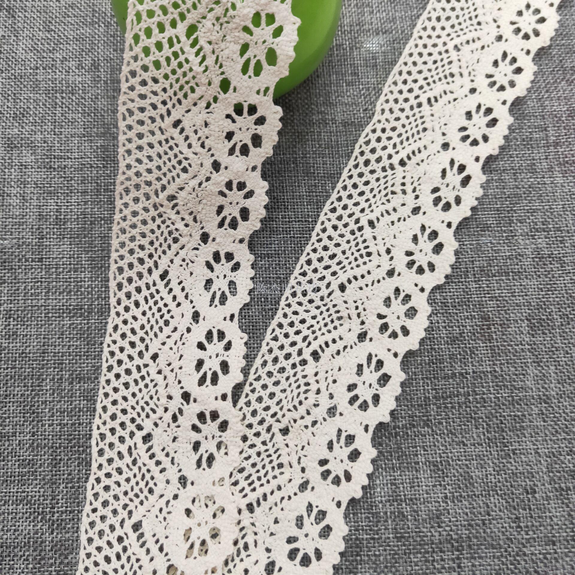 5 cm woven cotton thread lace DIY clothing headwear fabric accessories Specification image