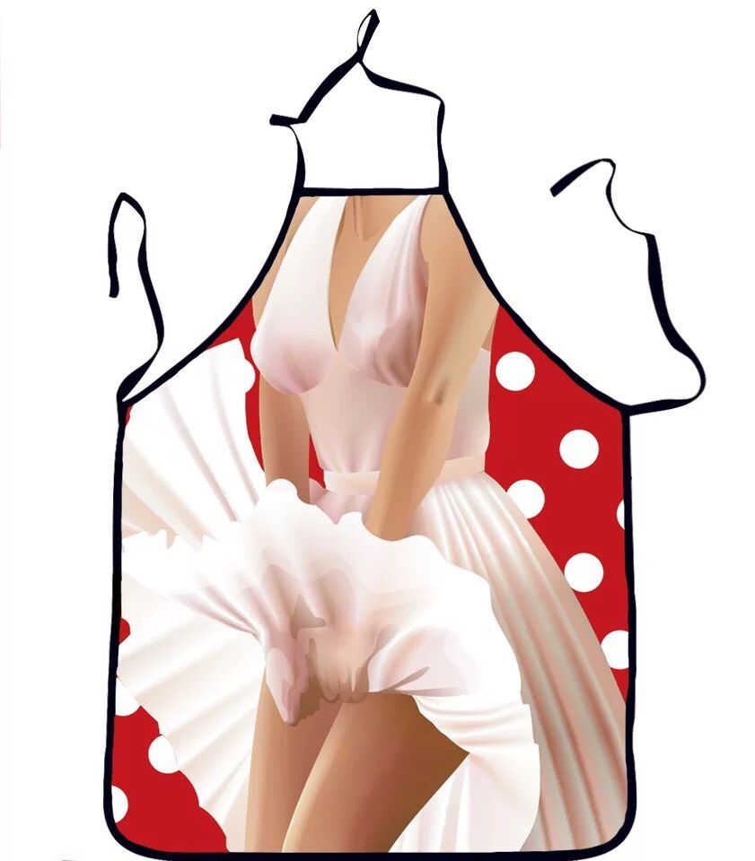 Fashion party Creative apron Strap bag Border protection dirt dust personal baking home apron