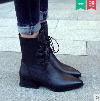 新款欧美风裸靴产品图