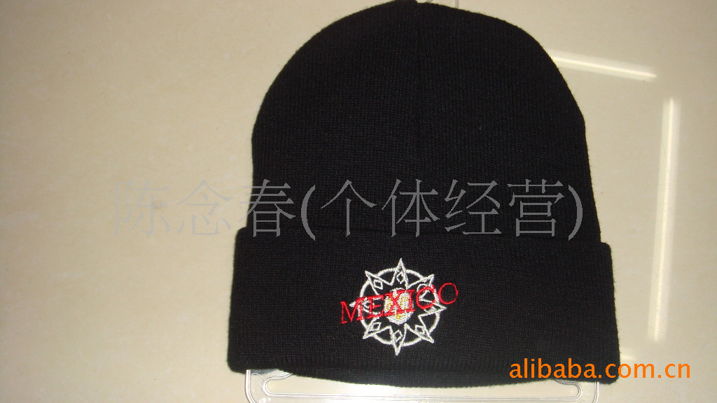 Knitted hat, jacquard hat, embroidered hat. Winter hat, snow hat Specification image