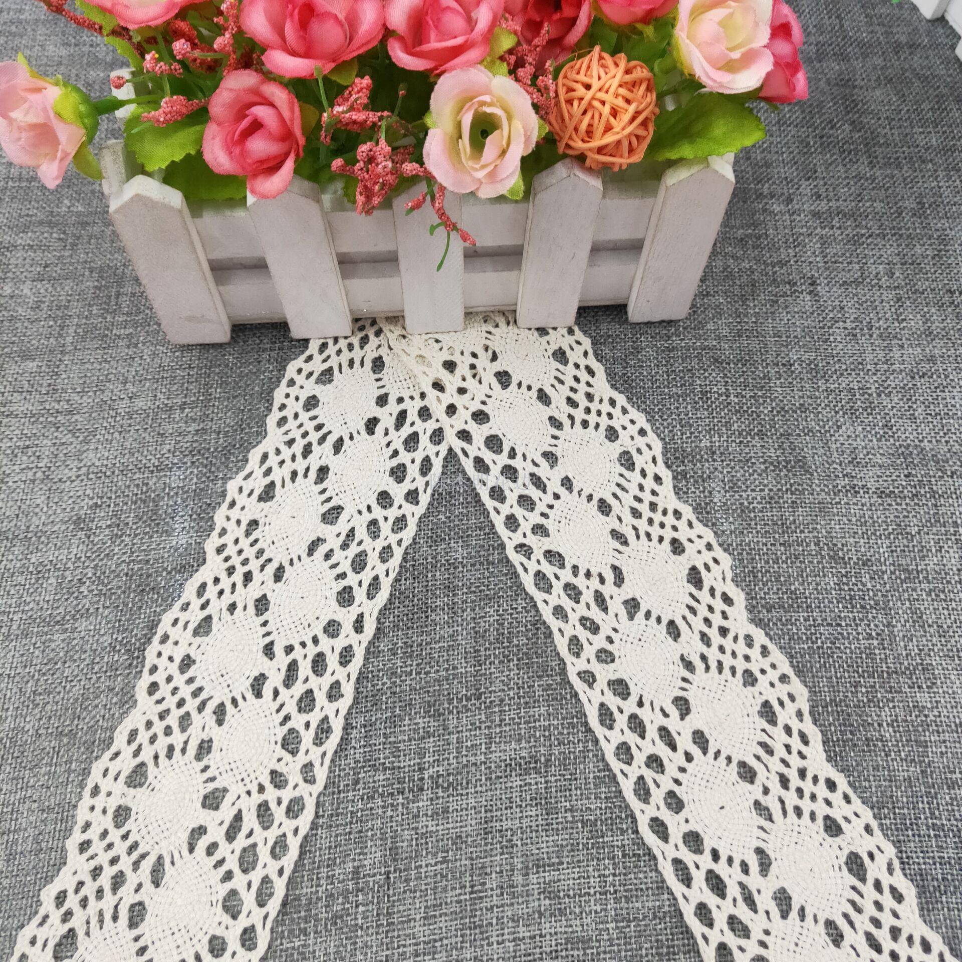 5.5 cm fine cotton thread lace hat, clothing, throw pillow DIY accessories details Picture