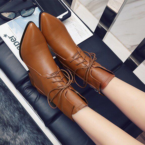 新款欧美风裸靴