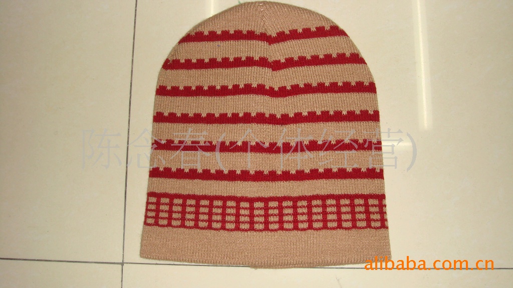 Striped hat, printed hat, knitted hat, ski hat, pullover hat, winter hat Specification image
