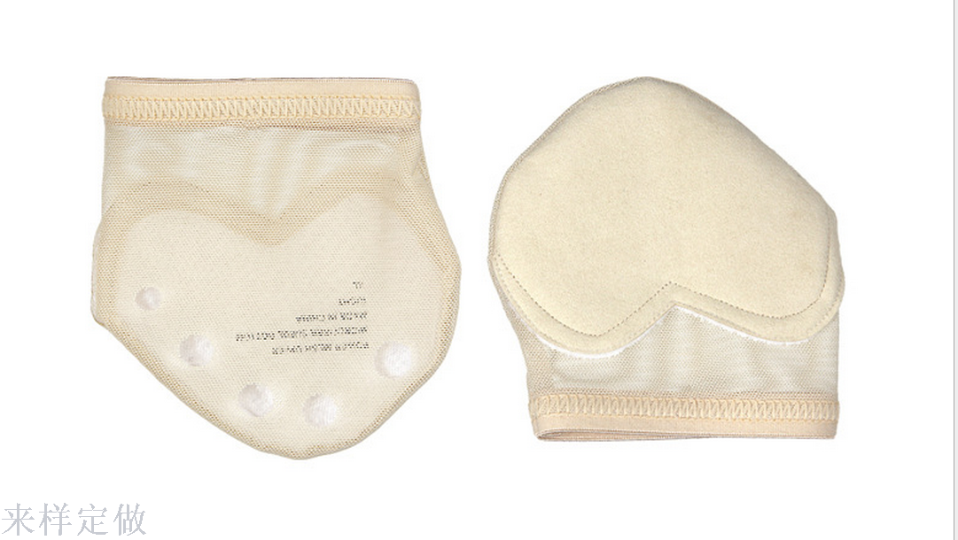 脚掌护套 半截五孔网鞋 拉丁肚皮 芭蕾舞 舞蹈鞋 舞蹈脚趾套产品图