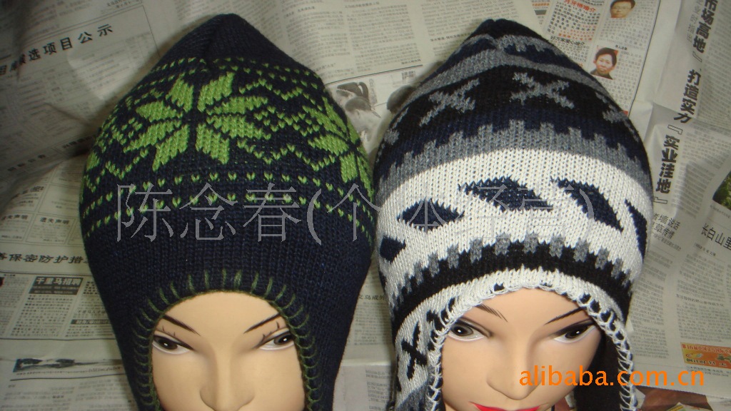 【 Factory Direct Sales 】 Export of ear protectors, flight skiing woolen caps and knitted caps to South Korea and Japan