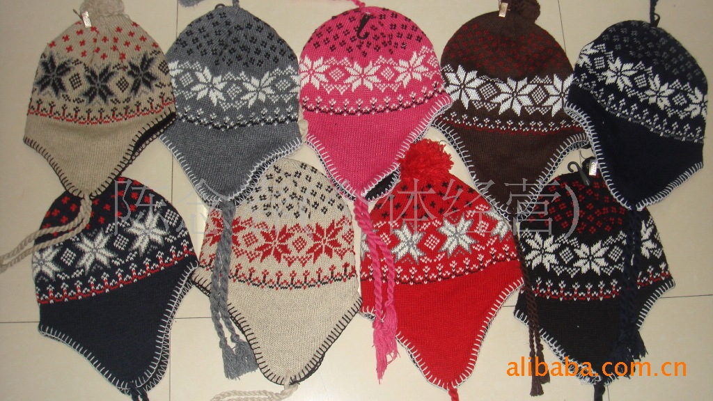 【 Factory Direct Sales 】 Export of ear protectors, flight skiing woolen caps and knitted caps to South Korea and Japan details Picture