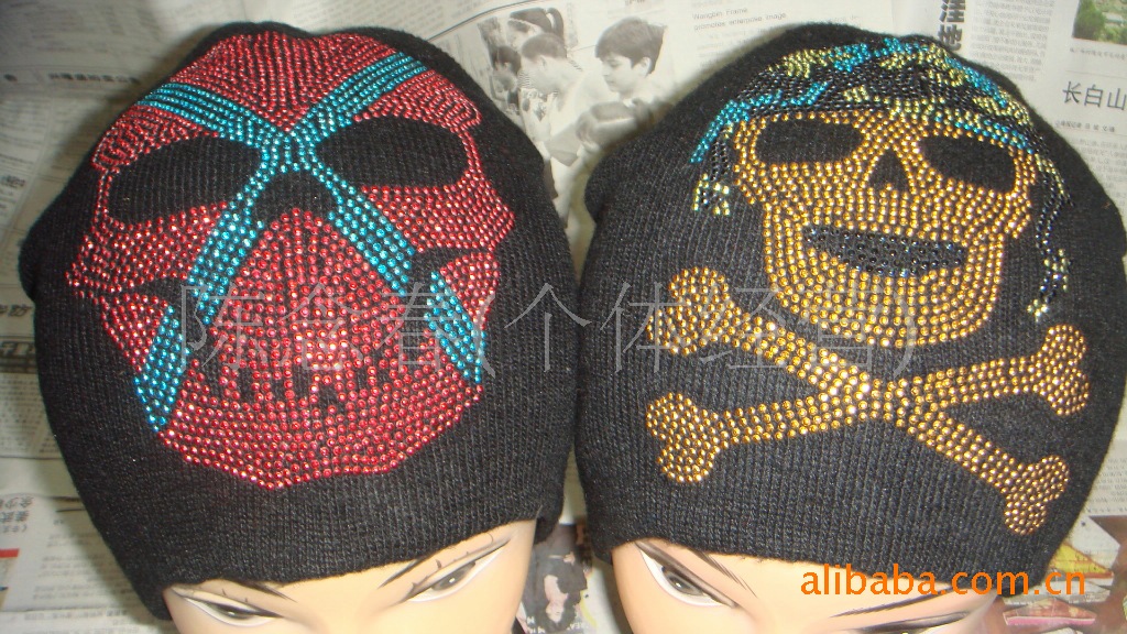 Foreign trade caps, various hot diamond caps, knitted caps, ski caps, hooded caps, winter caps Specification image