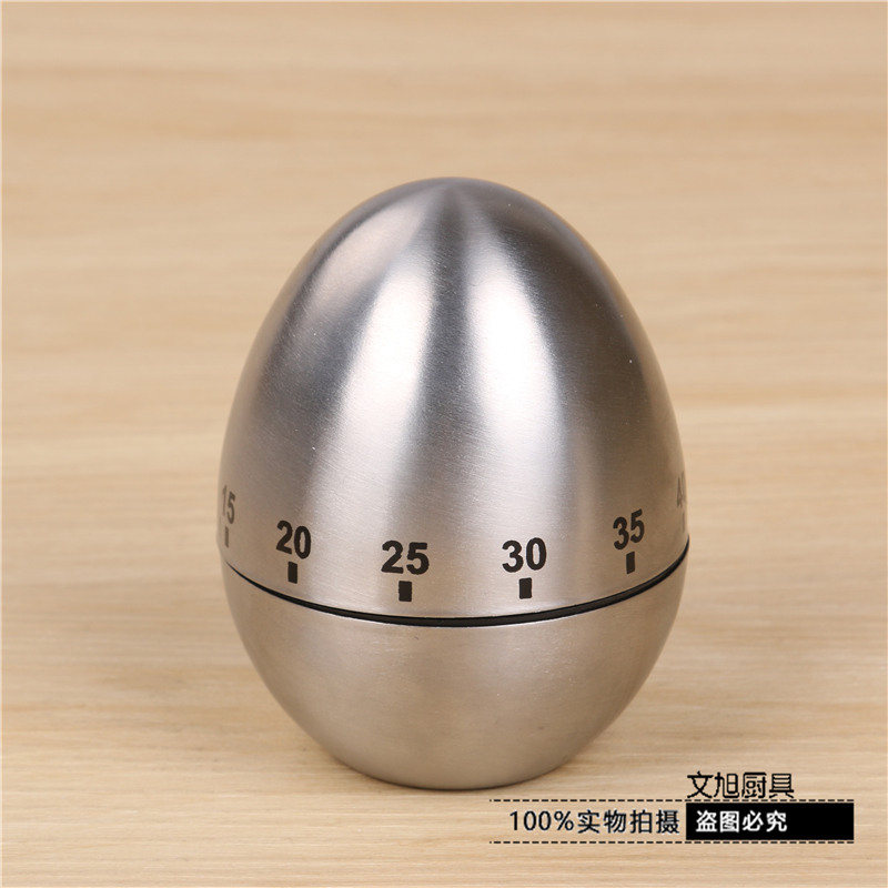 定时器提醒器创意机械计时器定时器T802不锈钢鸡蛋定时器厨房闹钟