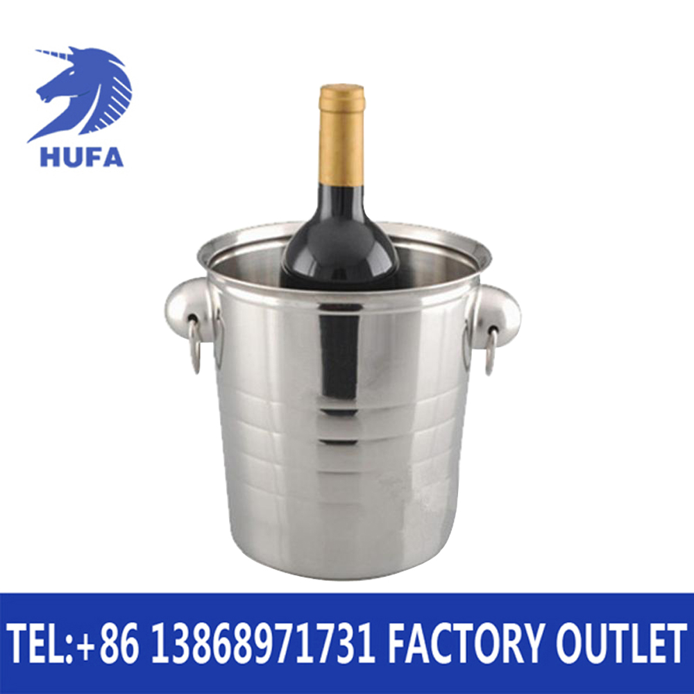 酒店用品 冰桶 KTV酒吧酒店香槟桶 啤酒桶 加冰桶不锈钢冰桶 stainless steel ice bucket互发