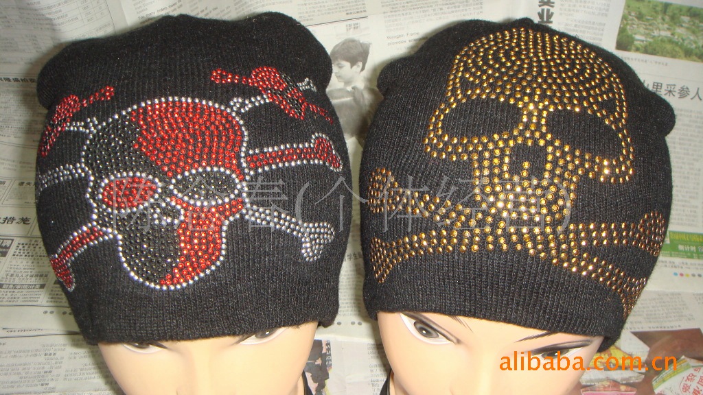 Foreign trade caps, various hot diamond caps, knitted caps, ski caps, hooded caps, winter caps details Picture