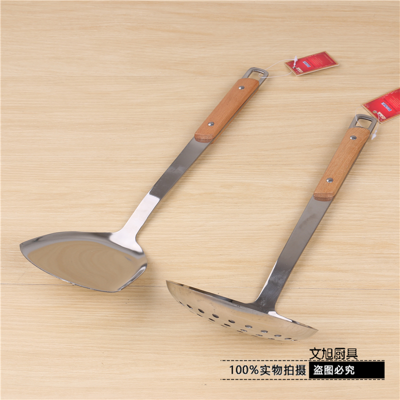 Yiwu quality stainless steel kitchenware, thickened soup spoons, spatulas, cooking spatulas, cookware, cooking tools, kitchenware details Picture