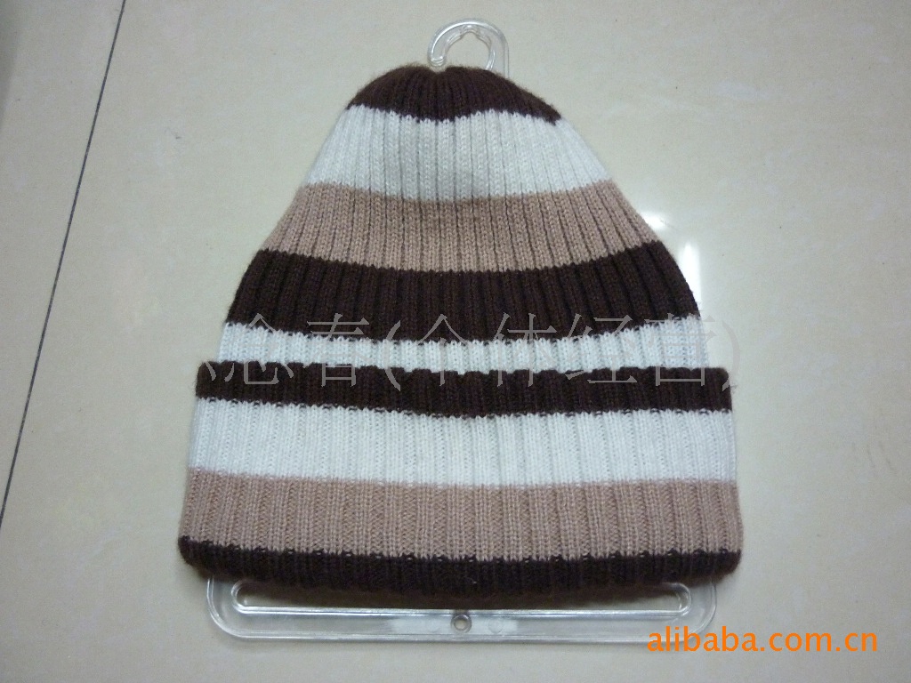 Korean inch fashion striped hats, printed hats, knitted hats, ski hats, truck hats, snow hats