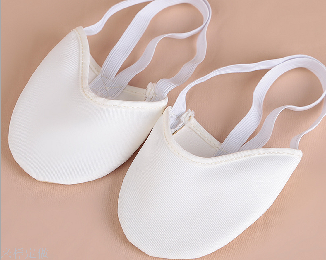 梵之舞2017新款肚皮舞鞋纯色练功鞋舞蹈鞋软底足尖前半脚掌半截鞋细节图