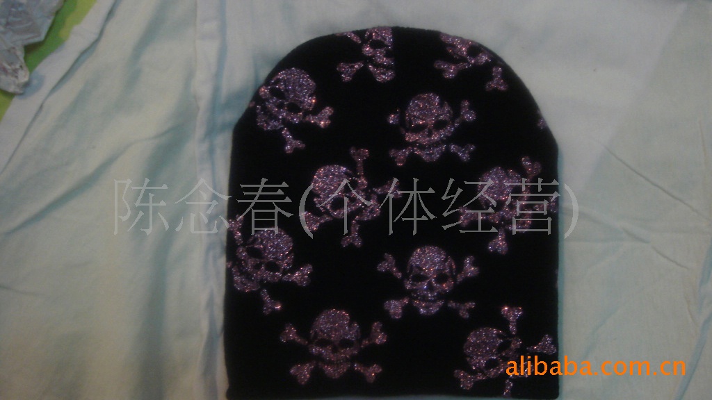 【 Factory Direct Sales 】 Skull cartoon hats, camouflage hats, printed hats, ski hats, pullovers, knitted hats Specification image