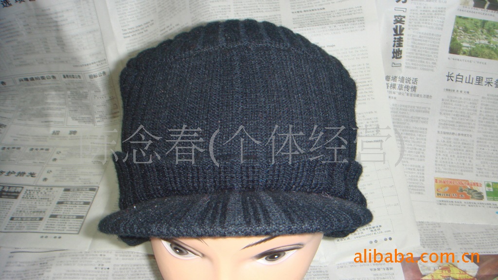 Jacquard hat, knitted hat, printed hat, duckhouse hat, bashi hat, brim hat Specification image