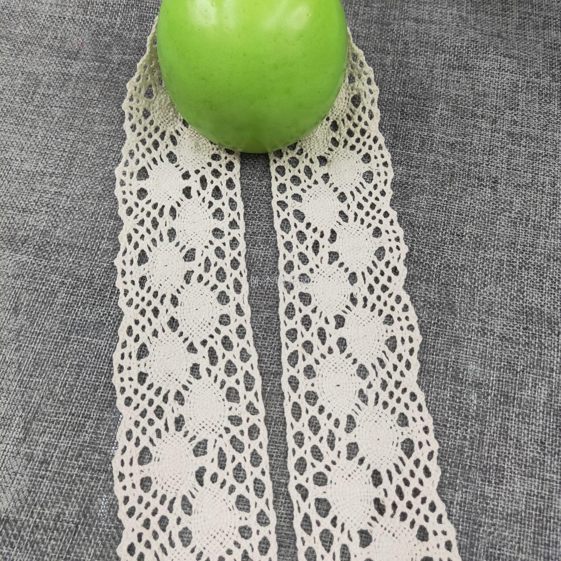 5.5 cm fine cotton thread lace hat, clothing, throw pillow DIY accessories Application Scenario