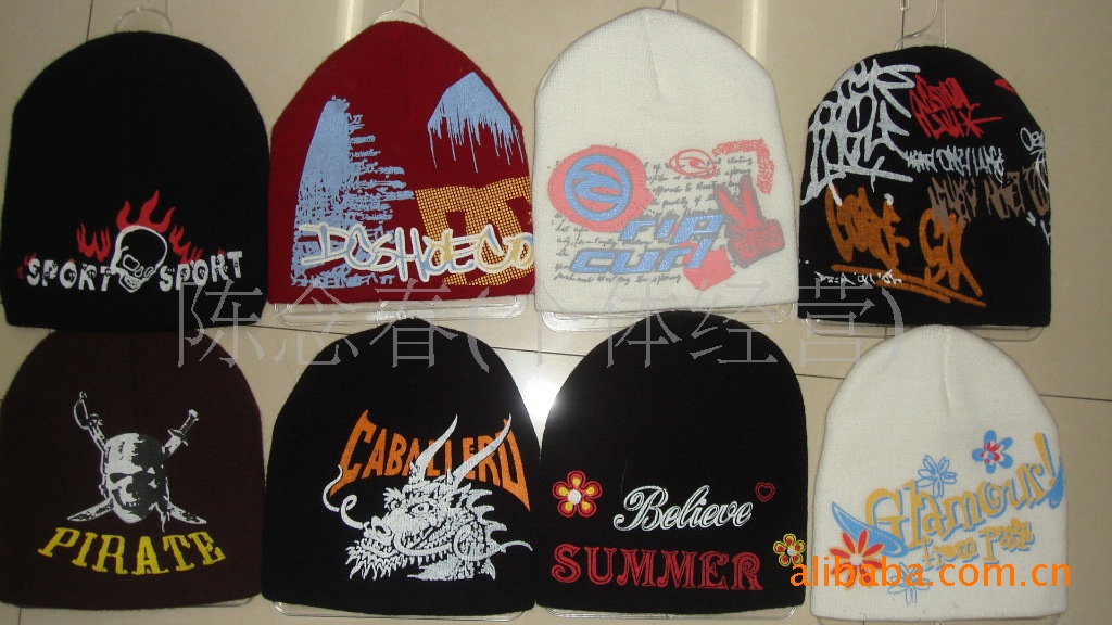 【 Factory Direct Sales 】 Skull cartoon hats, camouflage hats, printed hats, ski hats, pullovers, knitted hats