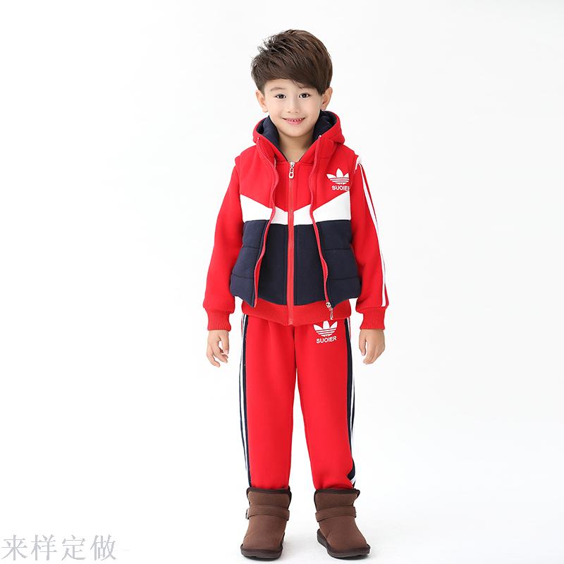 服春秋装2018新款套装儿童小学生运动校服运动裤子秋冬装班服产品图