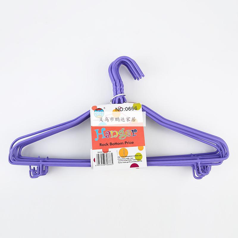 浸塑衣架地摊衣架赶集庙展会衣架外贸衣架