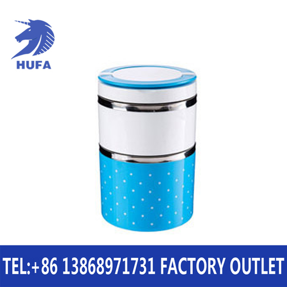 Insulated rotating lunch box Multi-layer compartmentalized portable vacuum insulated lunch box children's lunch box