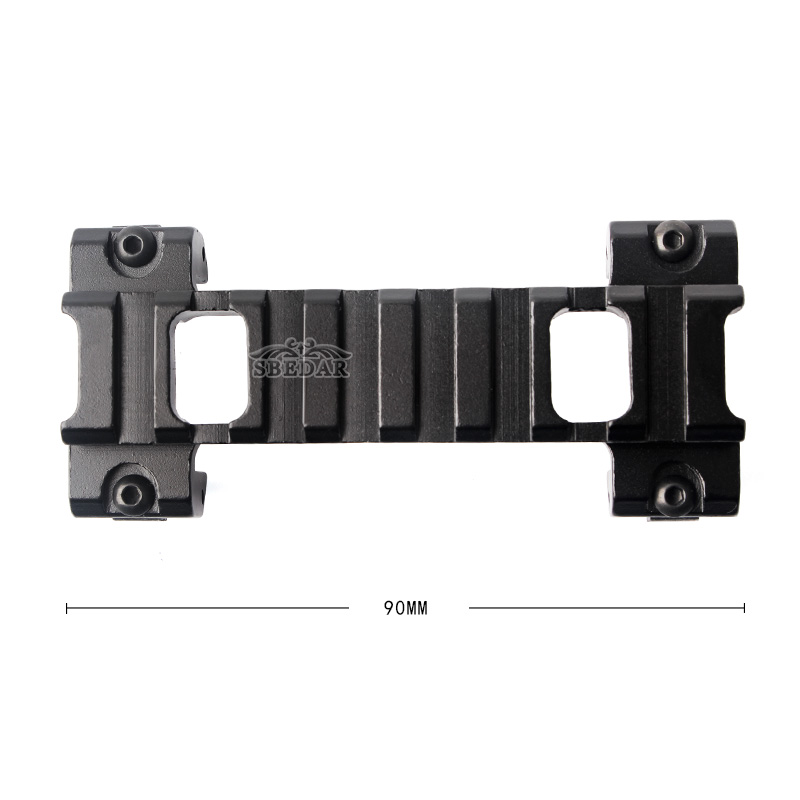 MP5 height-increasing mirror bridge guide rail 30 to 20mm conversion track details Picture