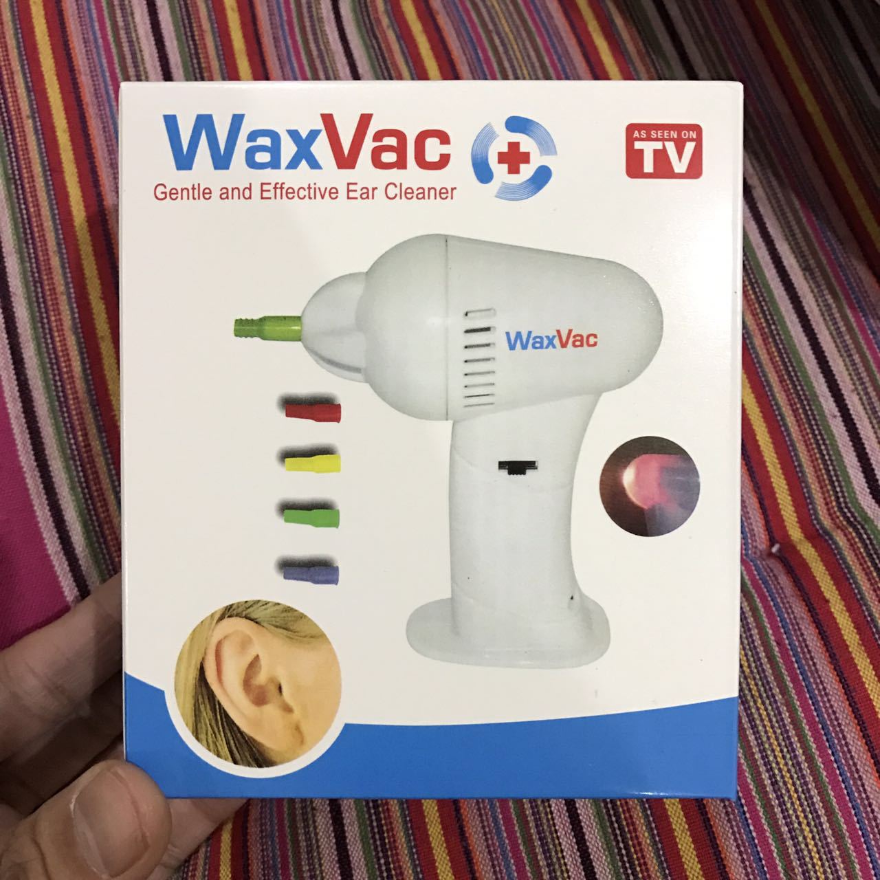 Wax Vac 洁耳器 耳朵清洁器 电动掏耳器 电动吸耳器 125克 彩盒装