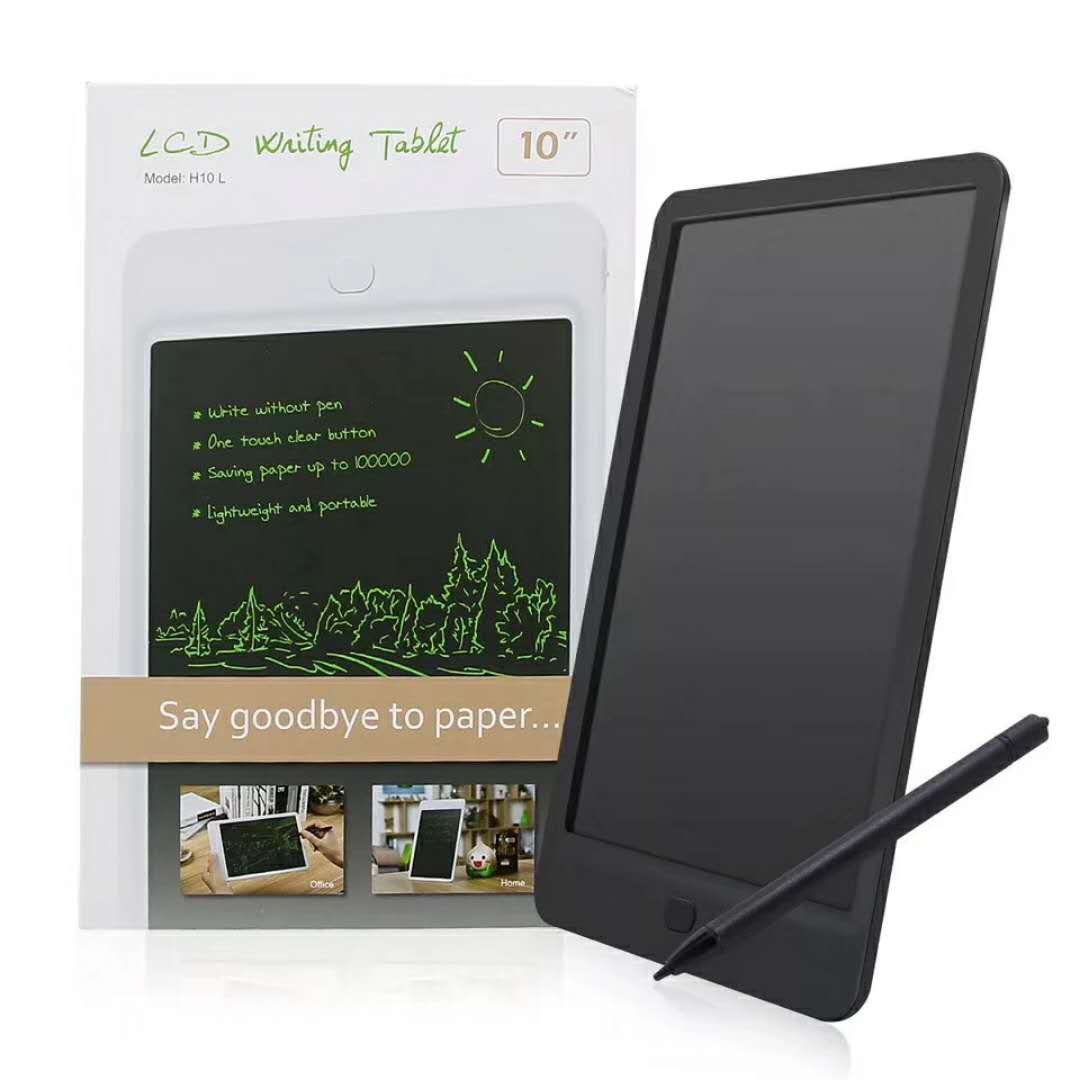 10-inch LCD handwriting pad, drawing, doodling, draft, memo, message, light energy small blackboard
