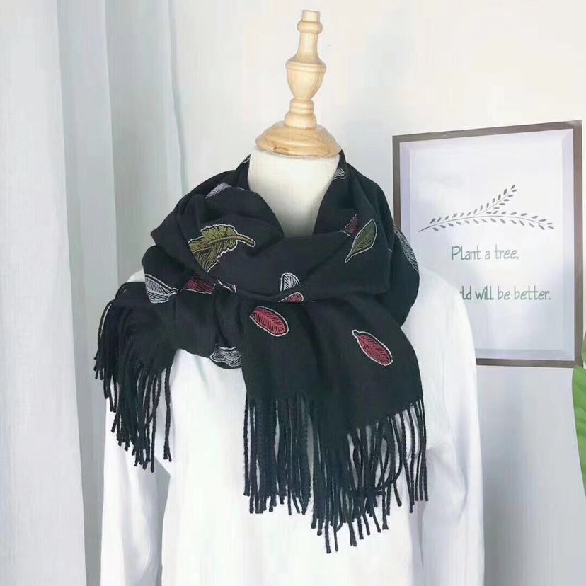 Korean high - grade printed bristle feather cape thumbnail