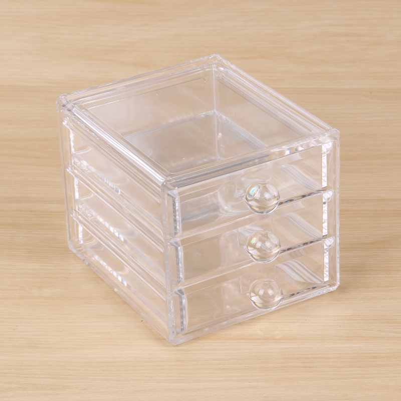 Three-layer pull-out design transparent acrylic storage box for kitchen raw materials and condiments Application Scenario