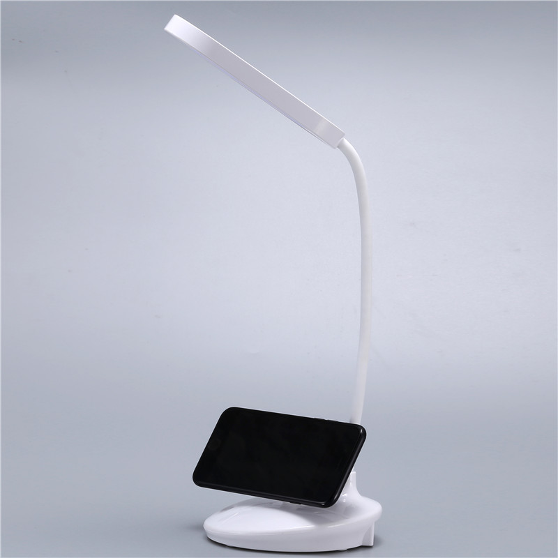 LED dual-source desk lamp, mobile phone stand, night light, adsorption tray, lazy person stand desk lamp, creative gift lamp Specification image