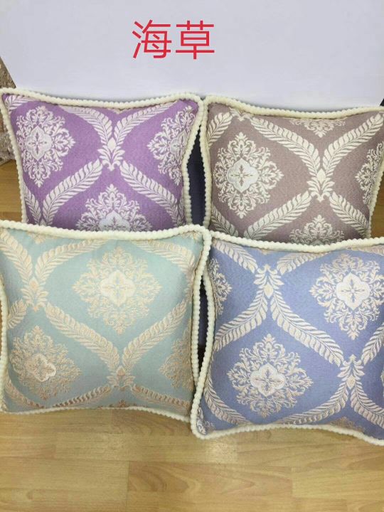 European-style rolled-edge throw pillows, waist pillows, and square pillowcases