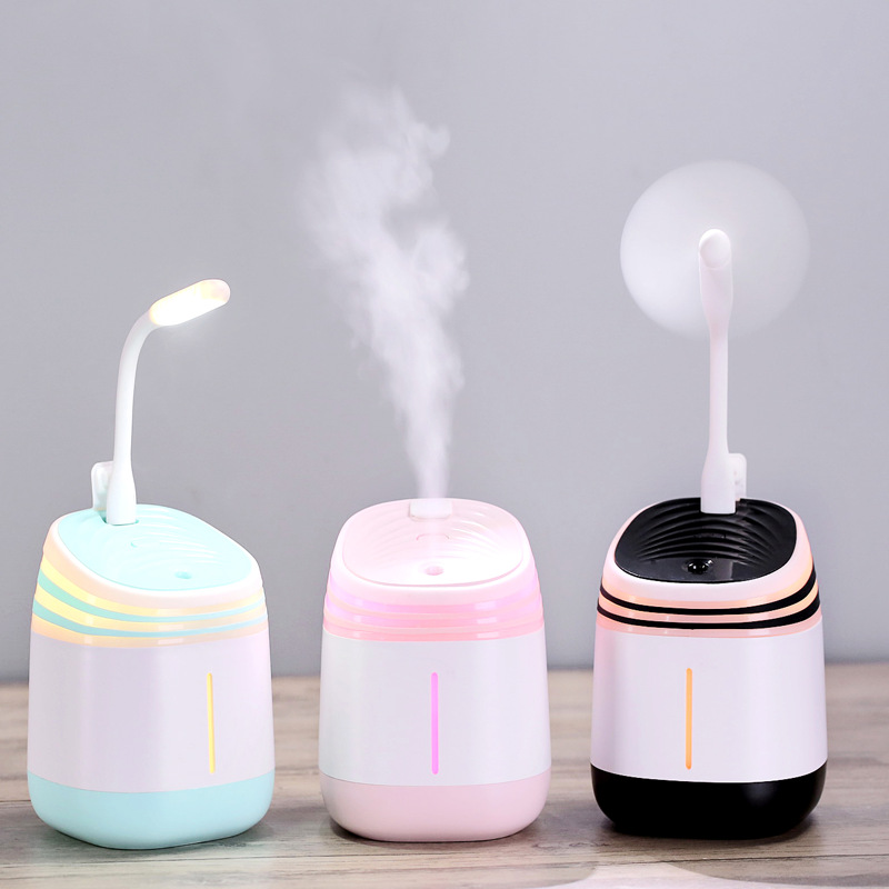New multi-functional mini USB optical humidifier Air conditioning room bedroom car anti-drying air purifier full figure