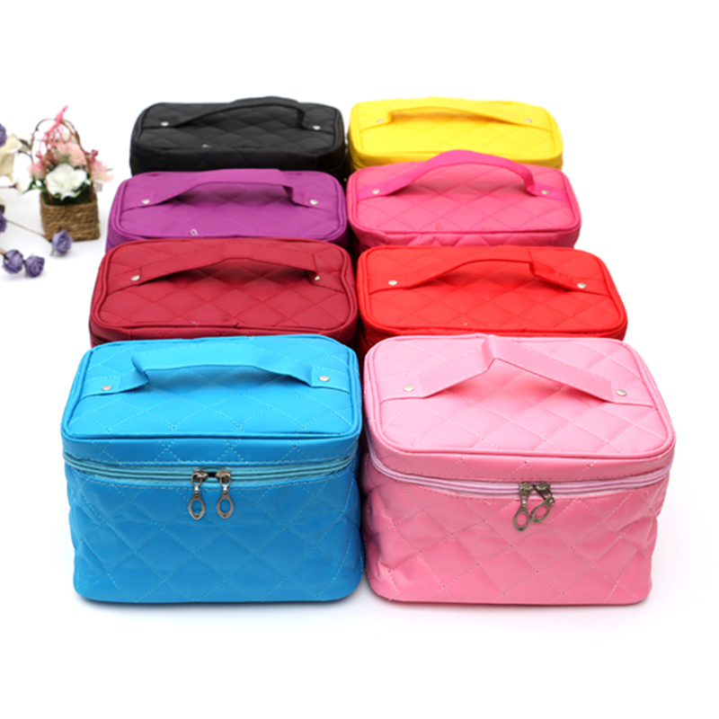 Diamond-patterned medium-sized square bag, embroidered pattern makeup bag, Tmall gift bag, Mingtai original manufacturer Specification image