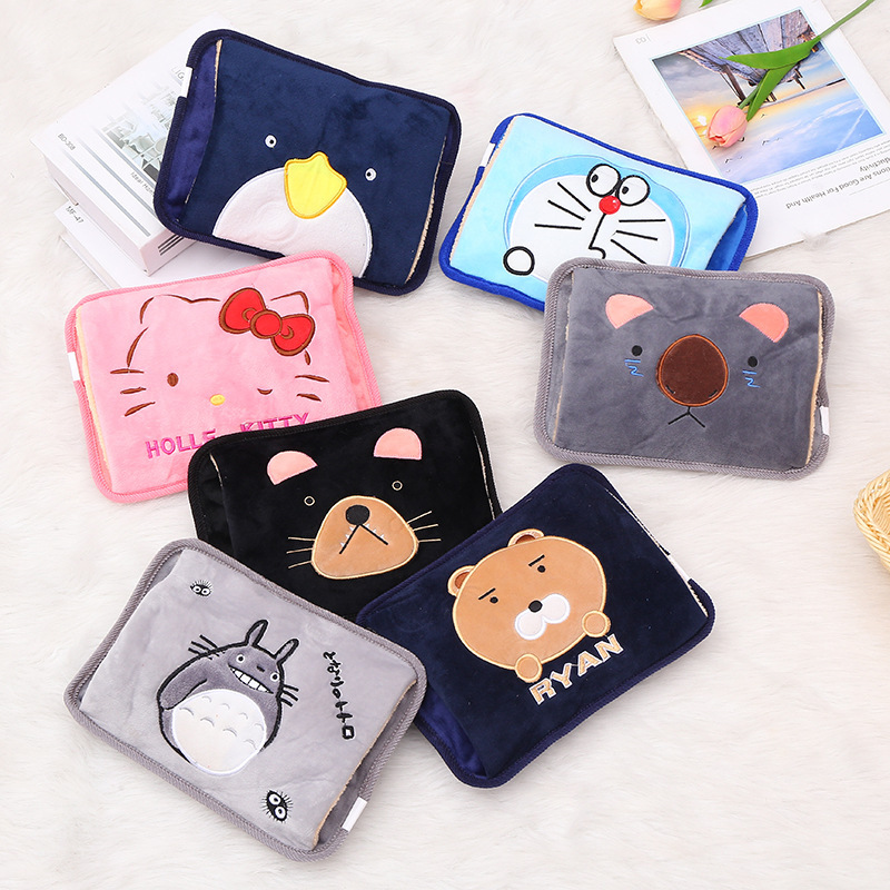 Manufacturers direct hot style cute cute hot water bag creative electric hot water bag cartoon charging warm palace explosion-proof warm hand treasure