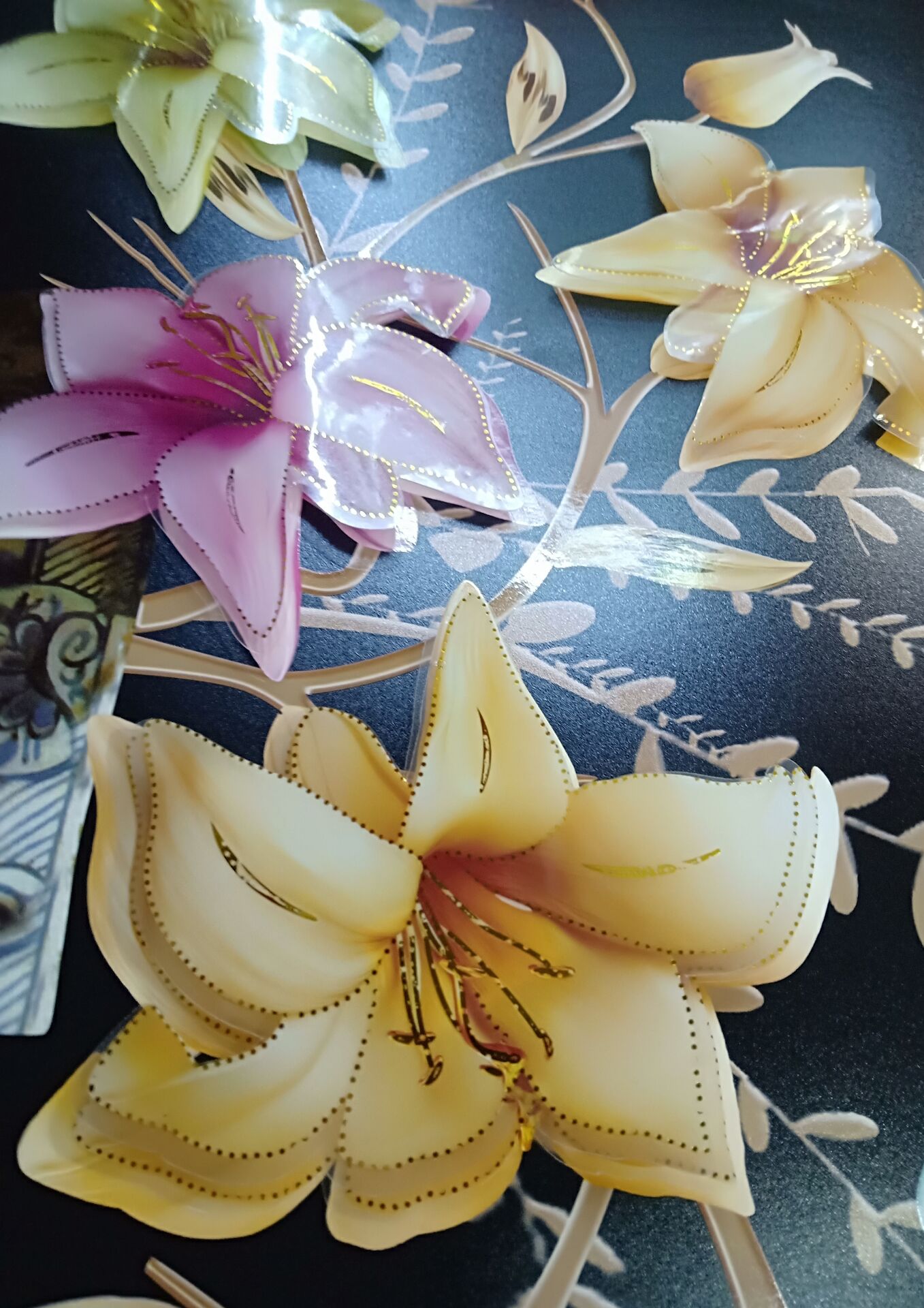 9D整体立体组合墙贴室内装饰贴贴纸层层贴