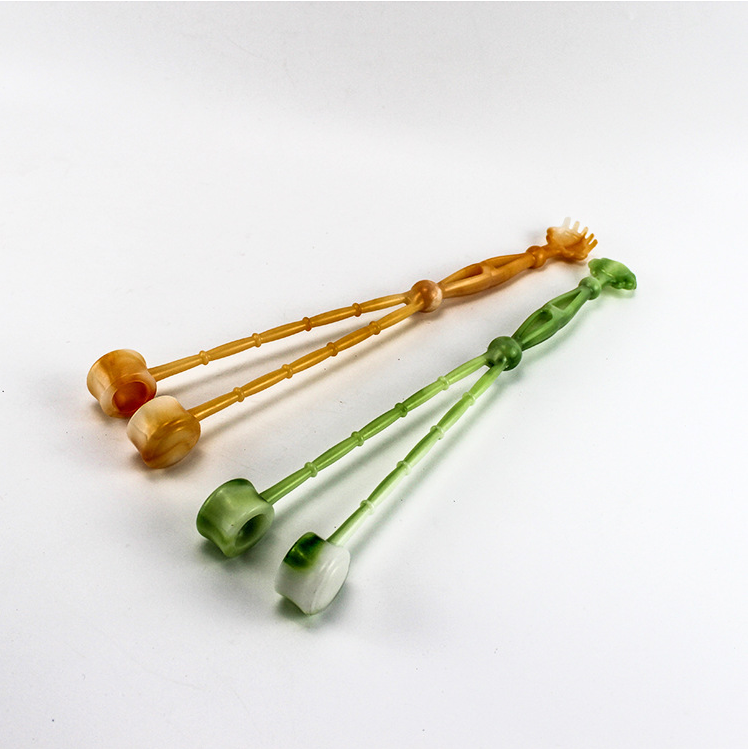 厂家直销半圆响锤按摩锤塑料按摩健身锤手部敲打不求人抓痒多功能