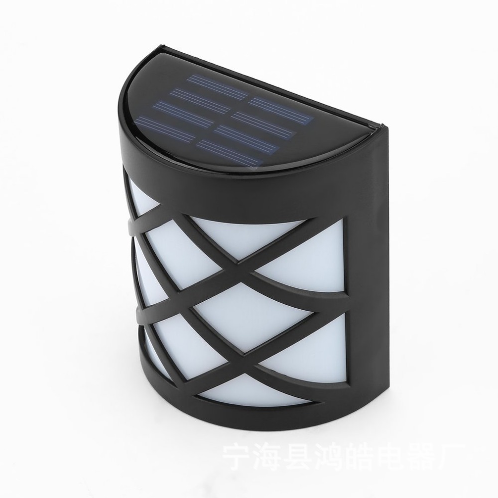 Solar LED wall light semi-circular solar lawn light outdoor garden decorative light