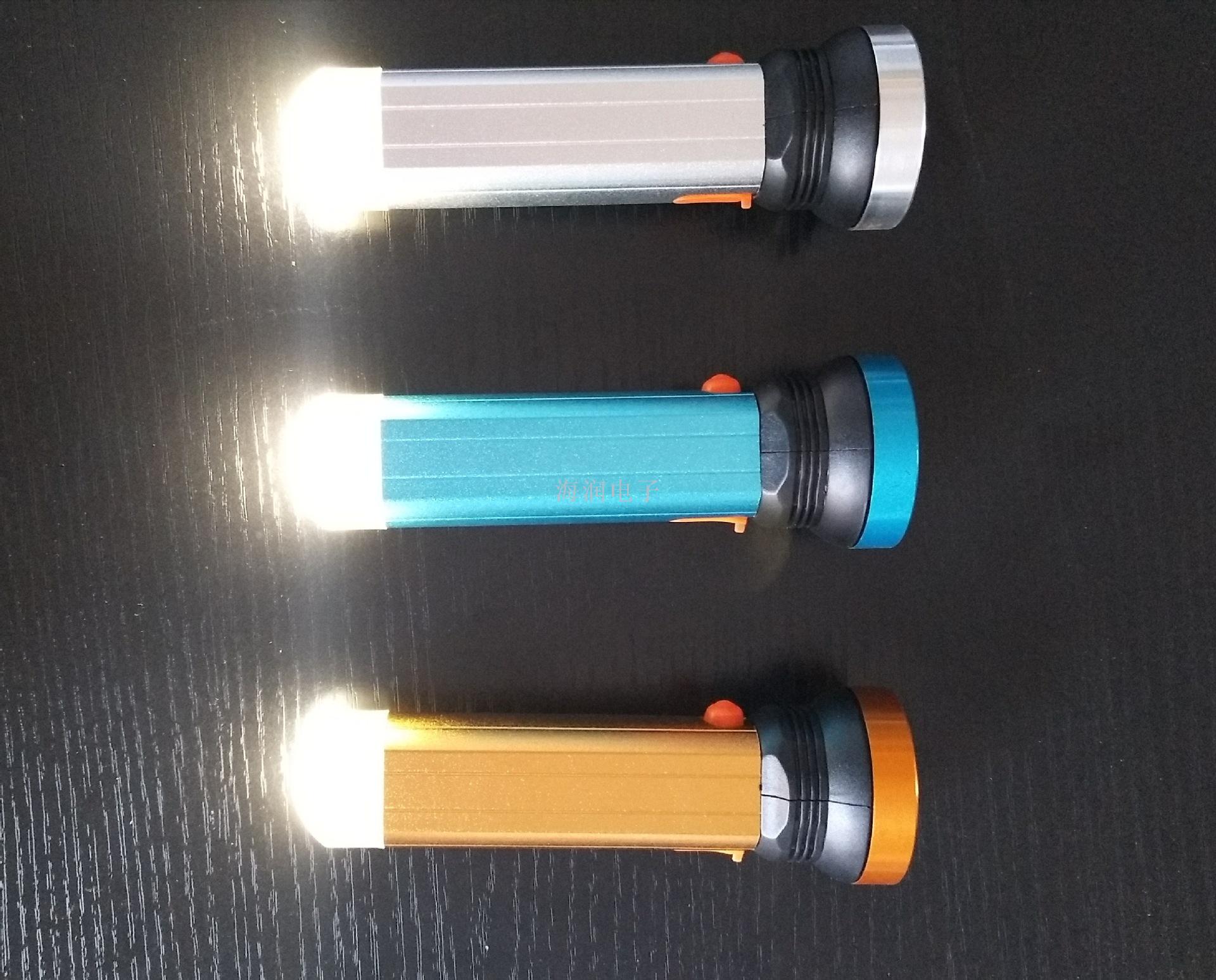 Lithium battery flashlight with aluminum strong light head and tail with lamp HQ899 Specification image