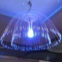 Outdoor square waterproof landscape decoration lamp jellyfish lamp LED optical fiber lamp