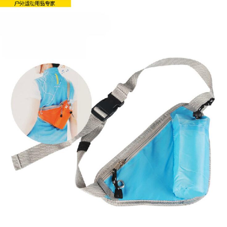 Mountaineering waist pack Sports outdoor bag accessories bag Cycling water bottle triangle crossbody bag Application Scenario